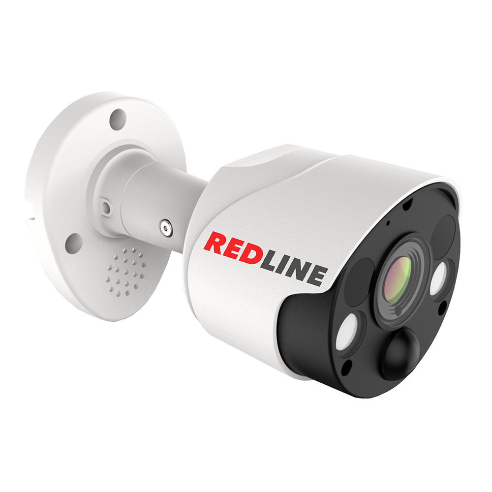 REDLINE RL-IP12P-S.alert Уличная IP 1080p 25fps ДД/MIC/SD/Сирена 2,8mm (99°) ИК=30м PoE/12В/420мА